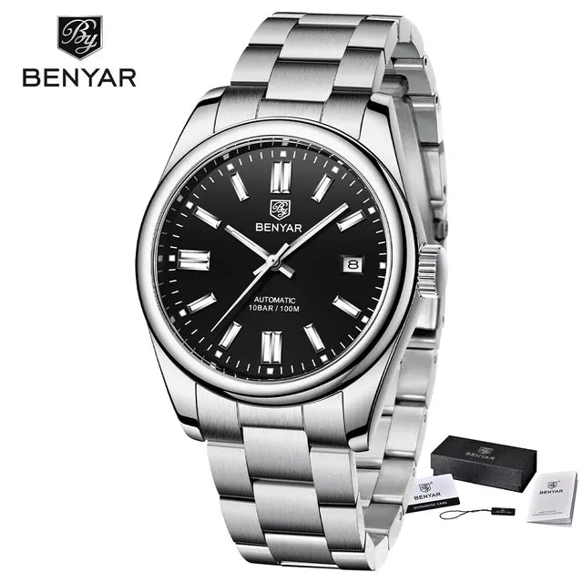 2023 Introducing the Benyar New Luxury Men's Mechanical Watches, where sophistication meets precision craftsmanship